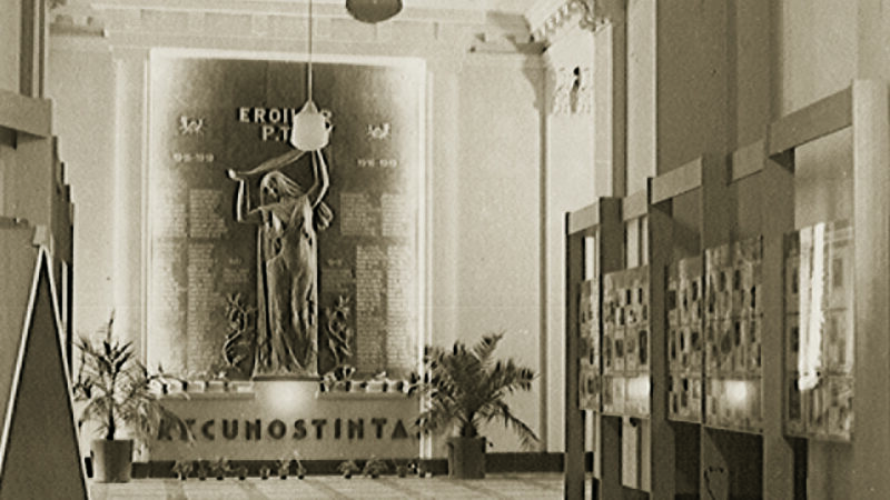 1958, interior Palatul Poștelor